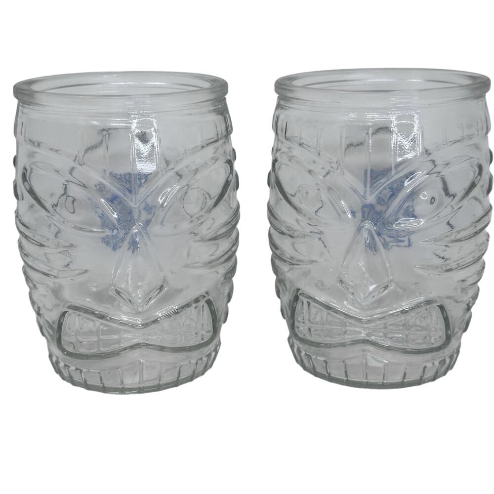 Terrapin Beer Co Athens Georgia Luau Krunkles Tiki Mug Glass Libbey 92142 Pair